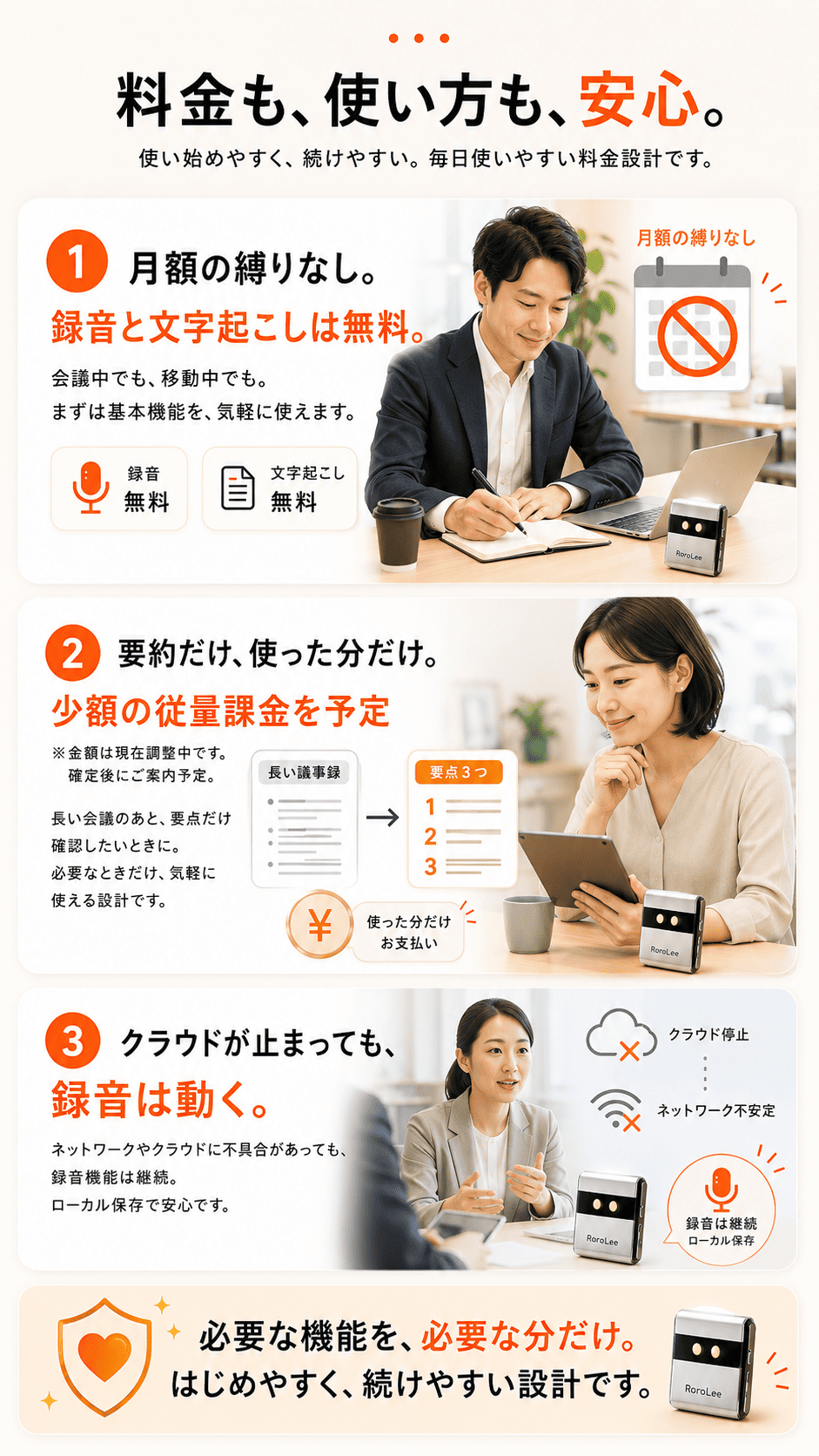 RoroLeeの料金と使い方